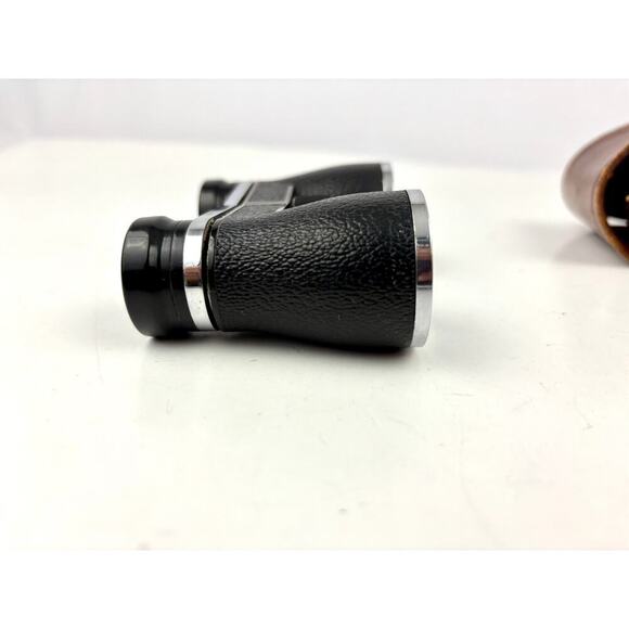 VTG Bushnell Sportview 4x30 Binoculars Compact Pocket Size Japan w/ Leather Case - Picture 14 of 16